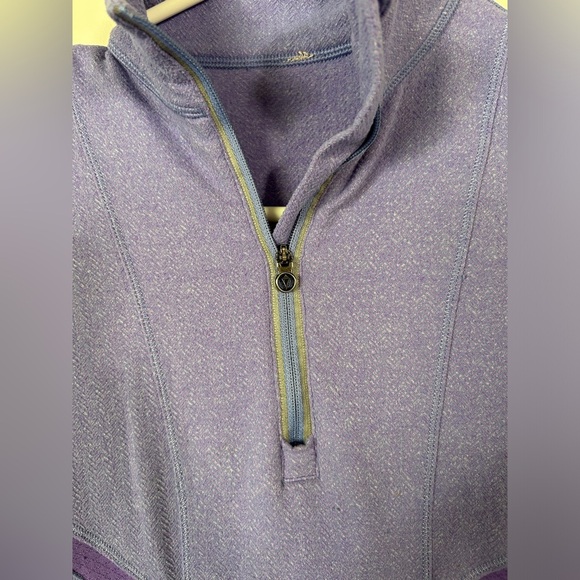 Ivivva Lululemon Glow and Go 1/2 Zip Pullover Size 8 Purple - Picture 2 of 8